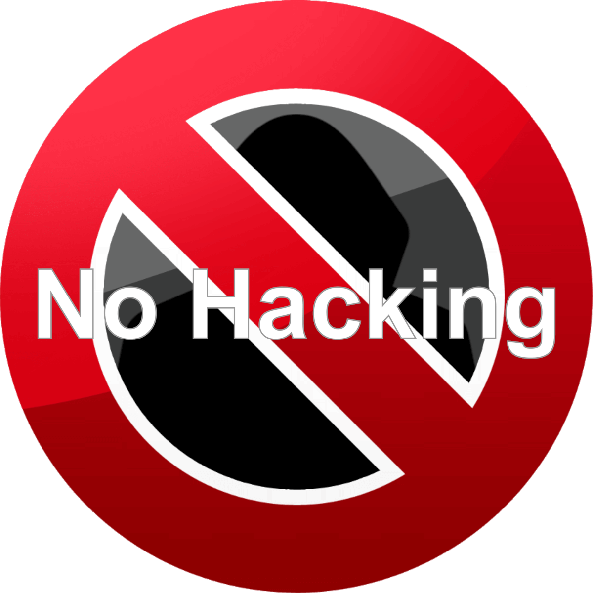 Logo No Hacking